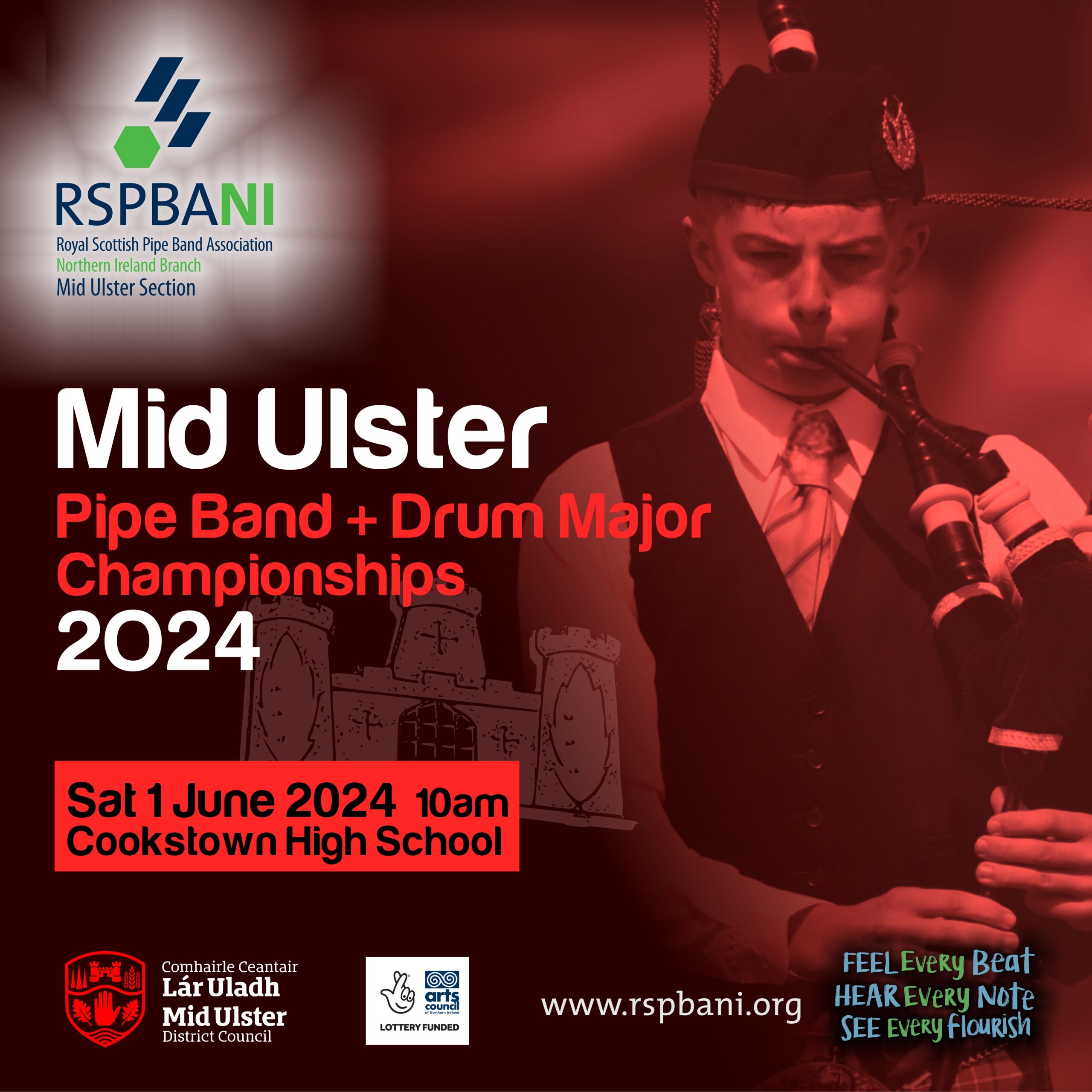 Mid Ulster Pipe Band & Drum Major Championships 2024 - RSPBANI